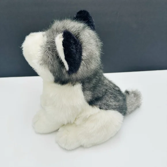 VTG Kellytoy Siberian Husky Blue Eyes Plush 10" Realistic Stuffed Puppy Dog - Picture 5 of 9